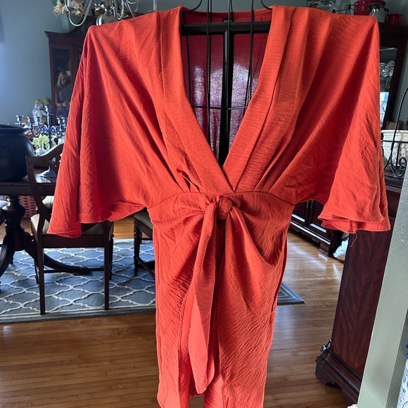 SHEIN Dresses Orange Dress Poshmark